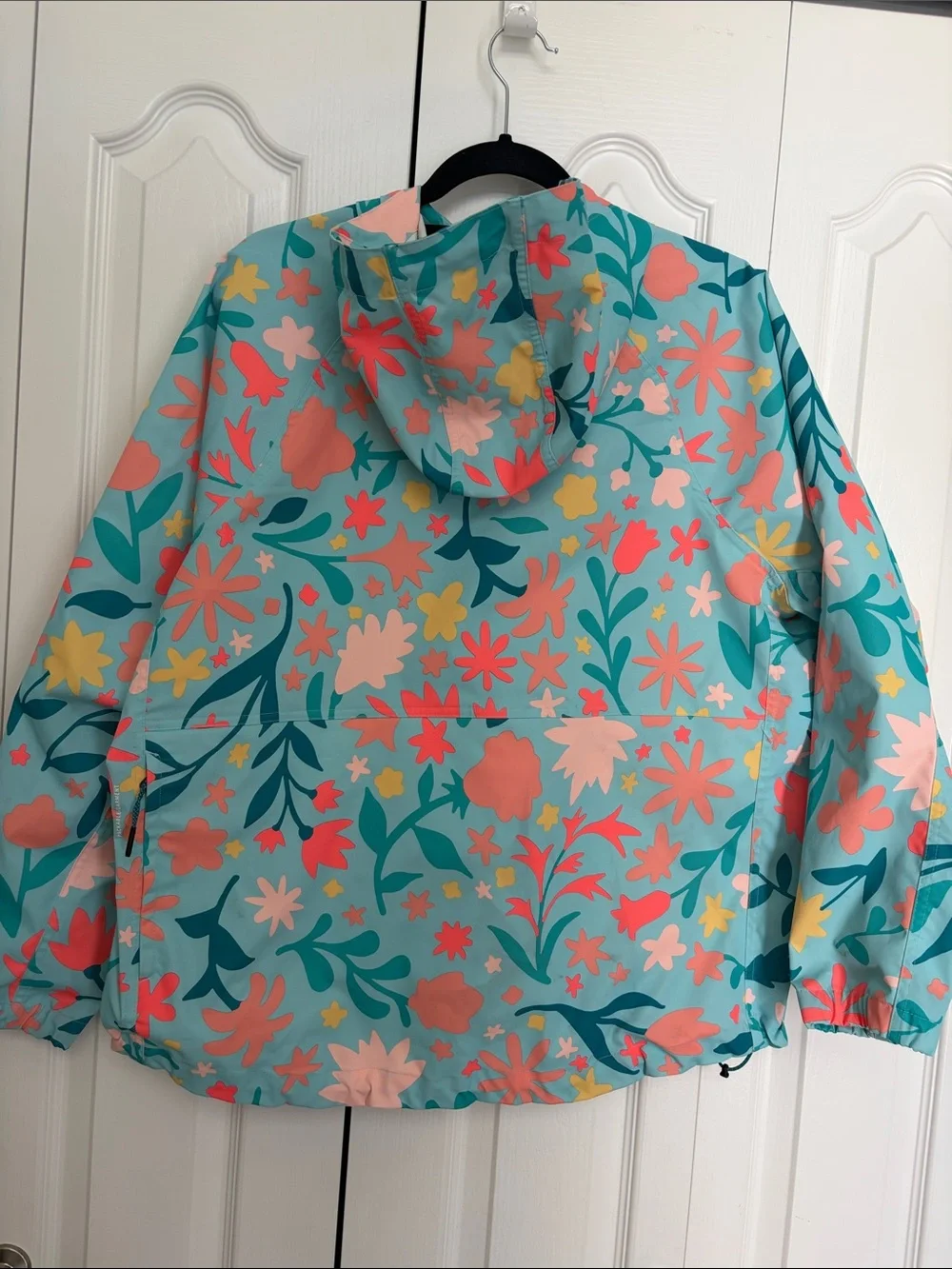 Nike Repel Women's Floral Printed Golf Anorak Jacket Packable Loose Fit XL